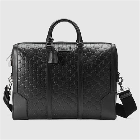 gucci leather briefcase|gucci signature leather briefcase.